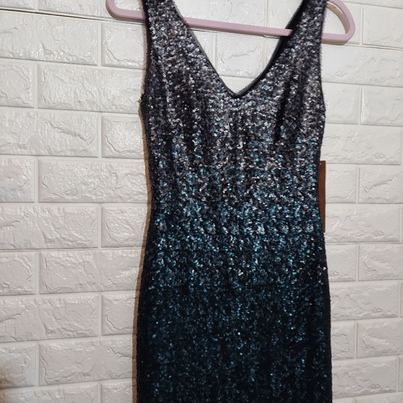 Rachel Roy Sequin Ombre Dress Size 0 NEW - Picture 4 of 14